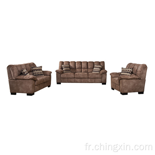 Le sofa sectionnel de tissu place des meubles de sofa de salon d'une place